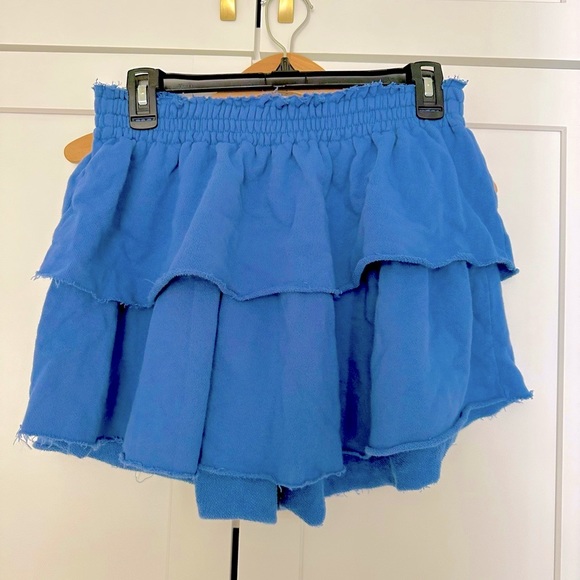 Blue Aerie Sweat Skirt Tiered - Picture 1 of 2